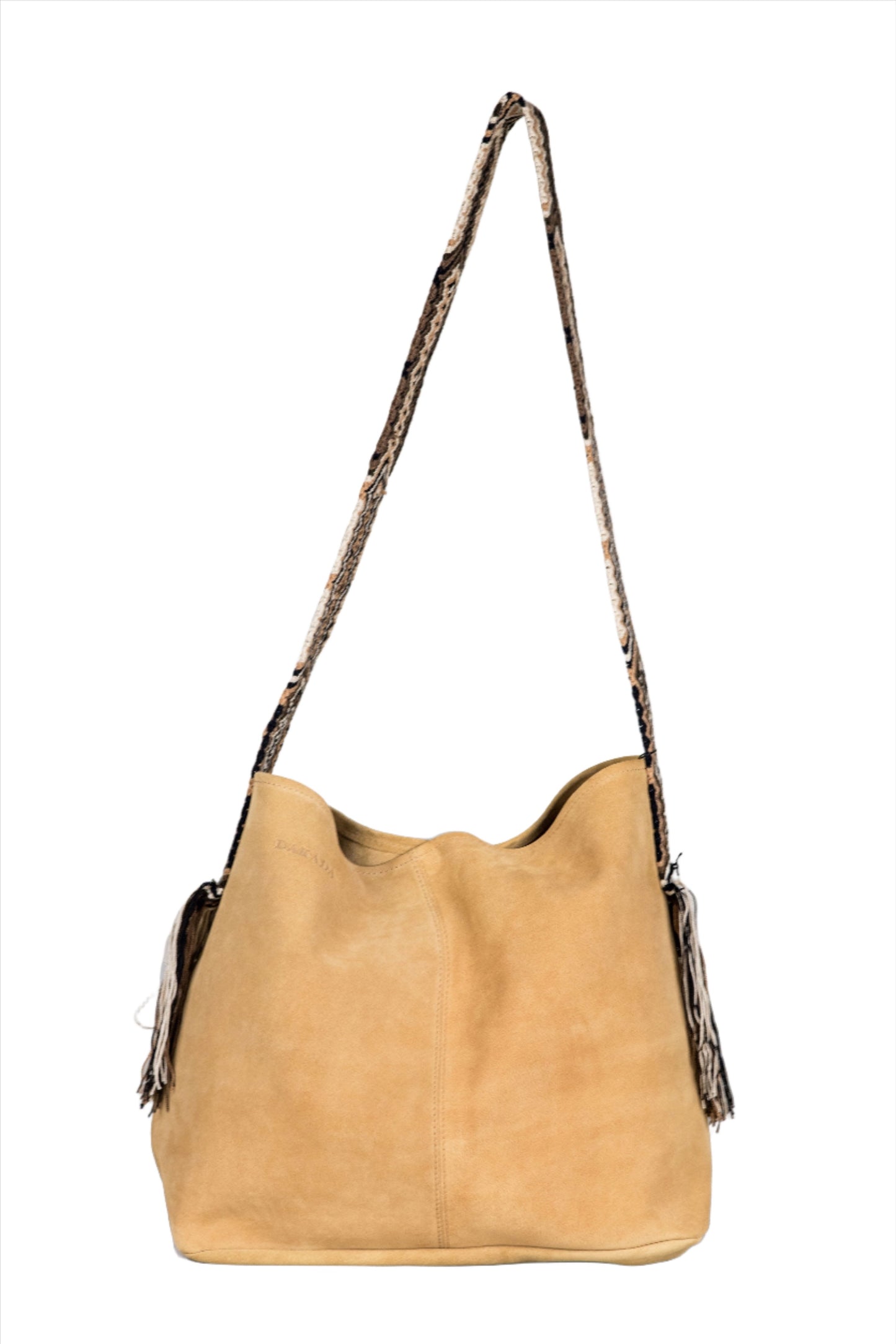Sydney- Sand Beige Suede Boho Bag