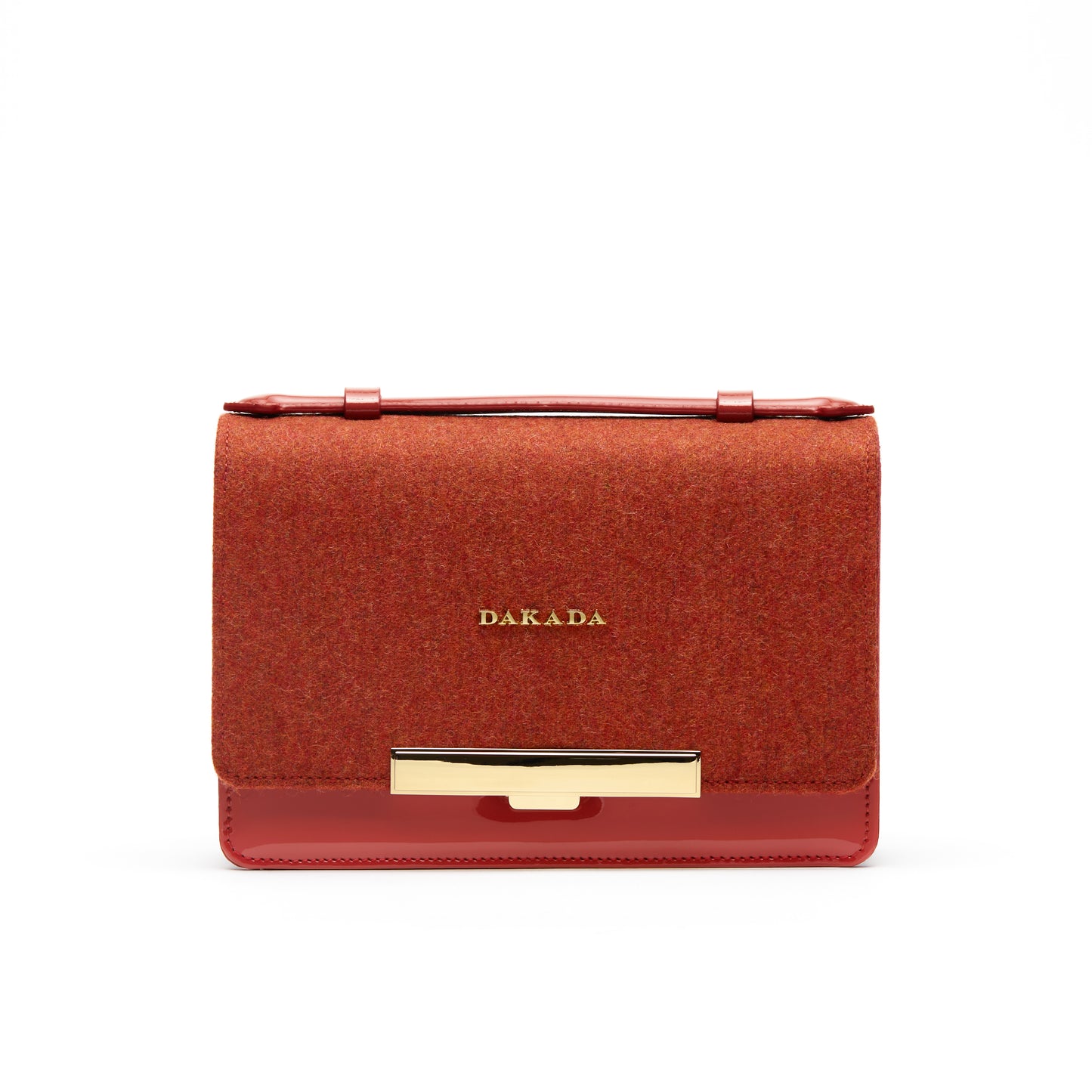 DKD Clutch- Rust Wool