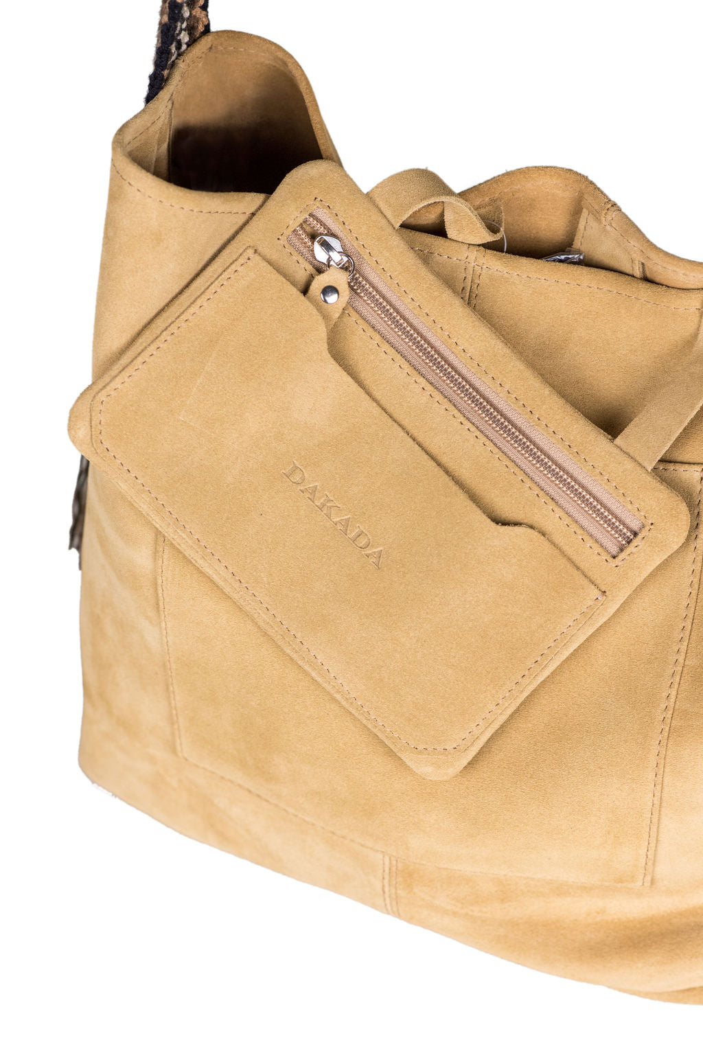 Sydney- Sand Beige Suede Boho Bag