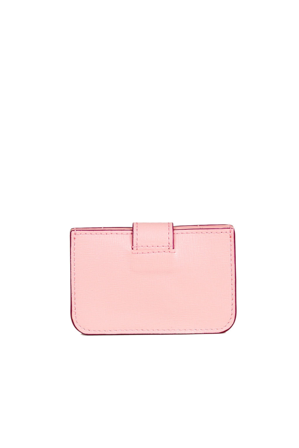 LA Card Holder- Pink Leather