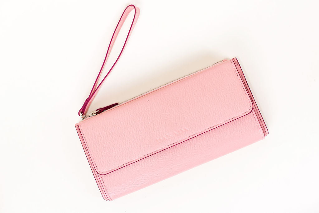 Patricia- Pink Leather Wallet