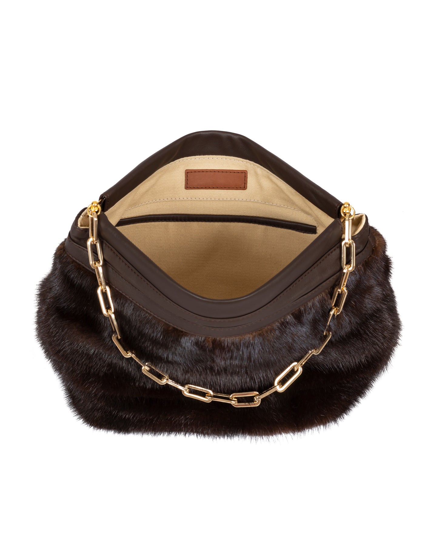Paulita- Mahogany Mink Bag