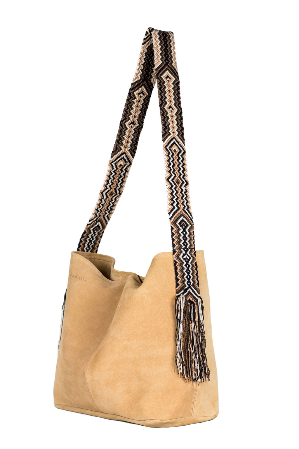 Sydney- Sand Beige Suede Boho Bag