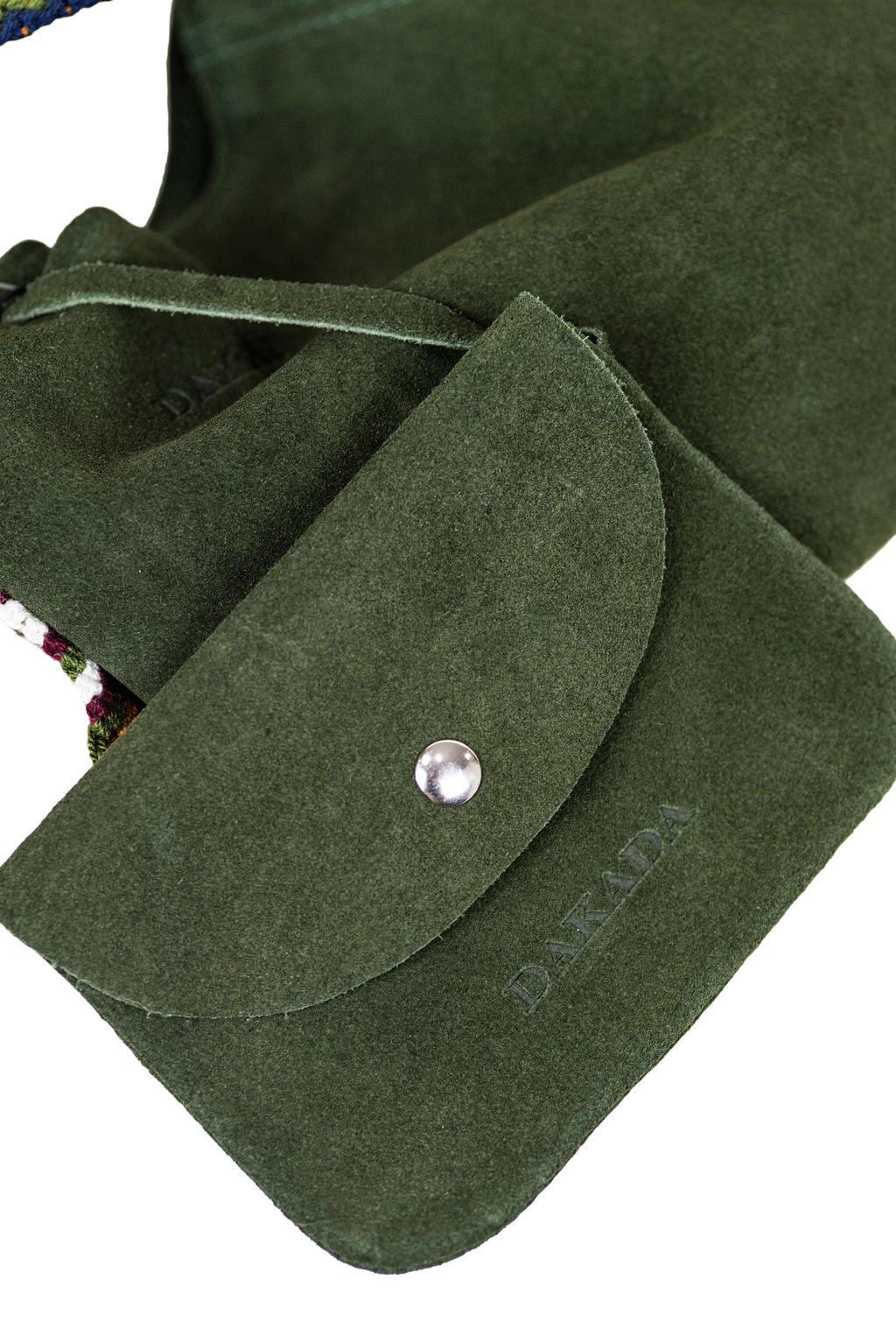 Sydney- Green Suede Boho Bag