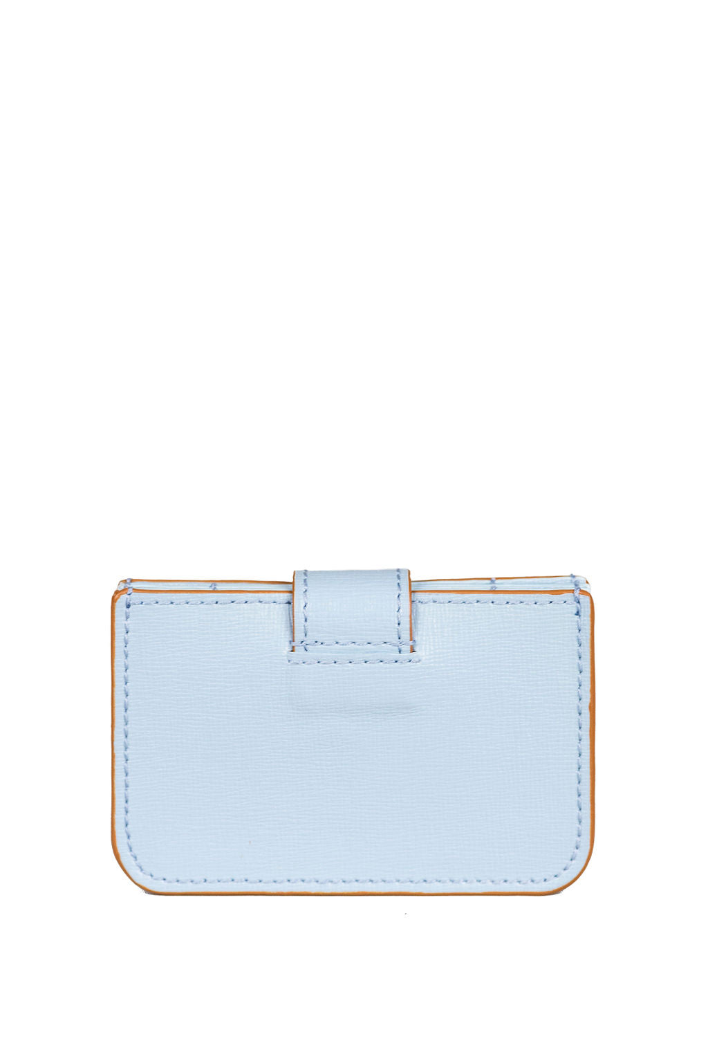 LA Card Holder- Blue Leather