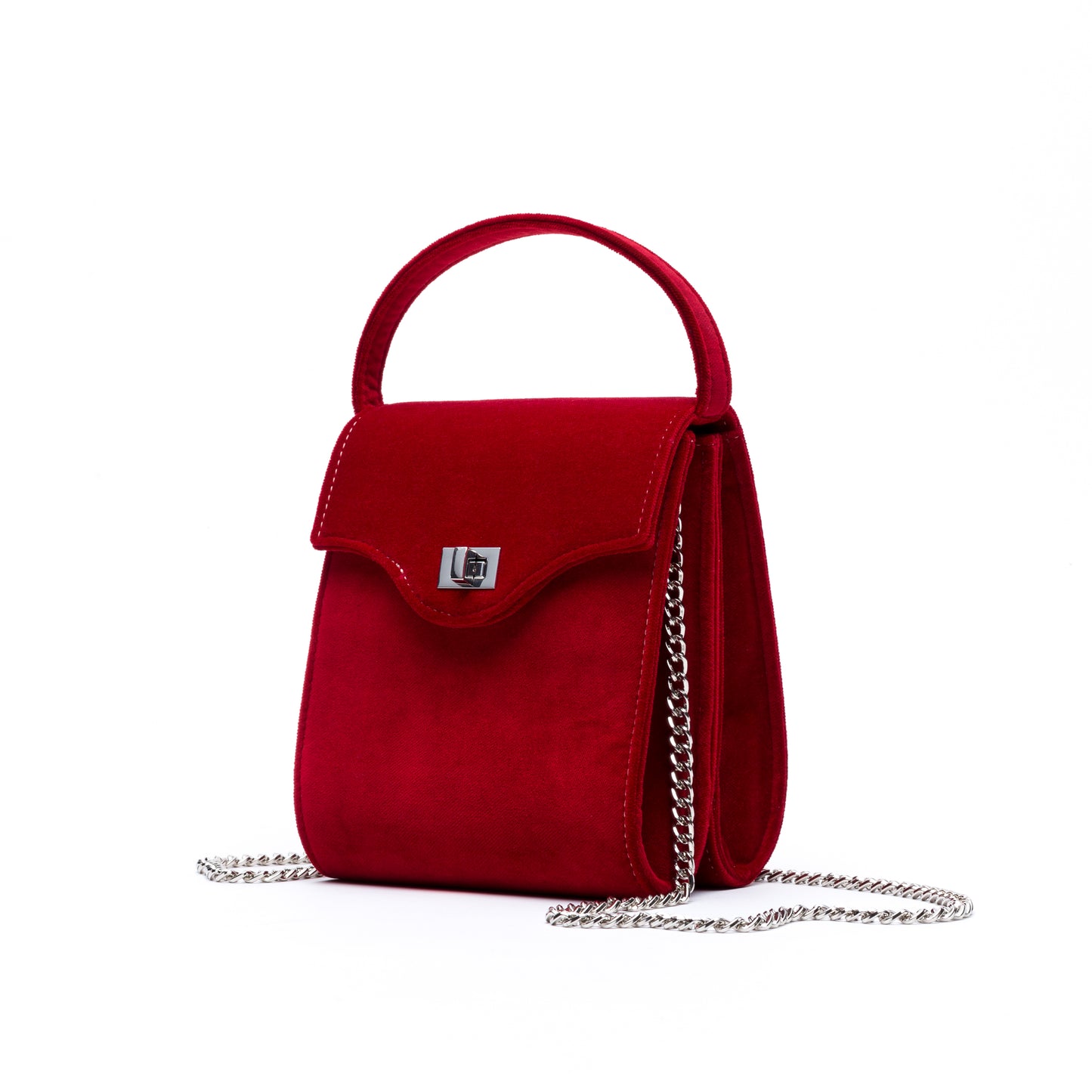 Cucci- Red Velvet Bag