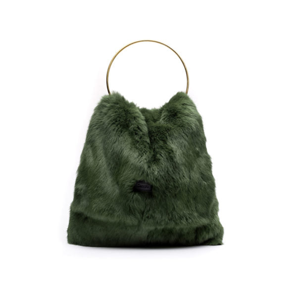 Nicolette- Green Rex Handbag