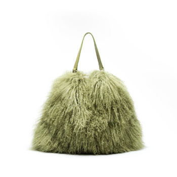 OGA- Green Mongolian Lamb Bag