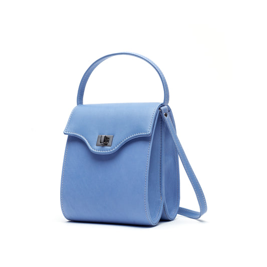 Cucci- Light Blue Leather Bag