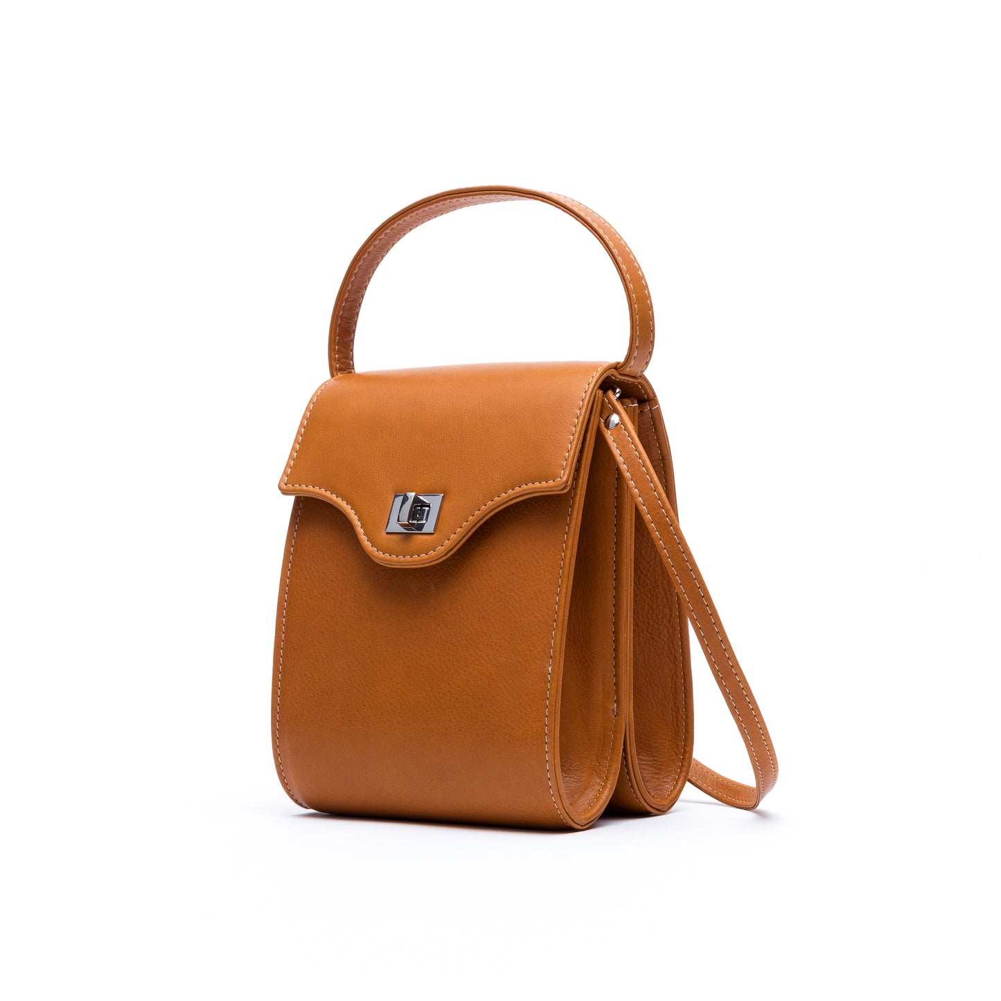 Cucci- Camel Leather Bag