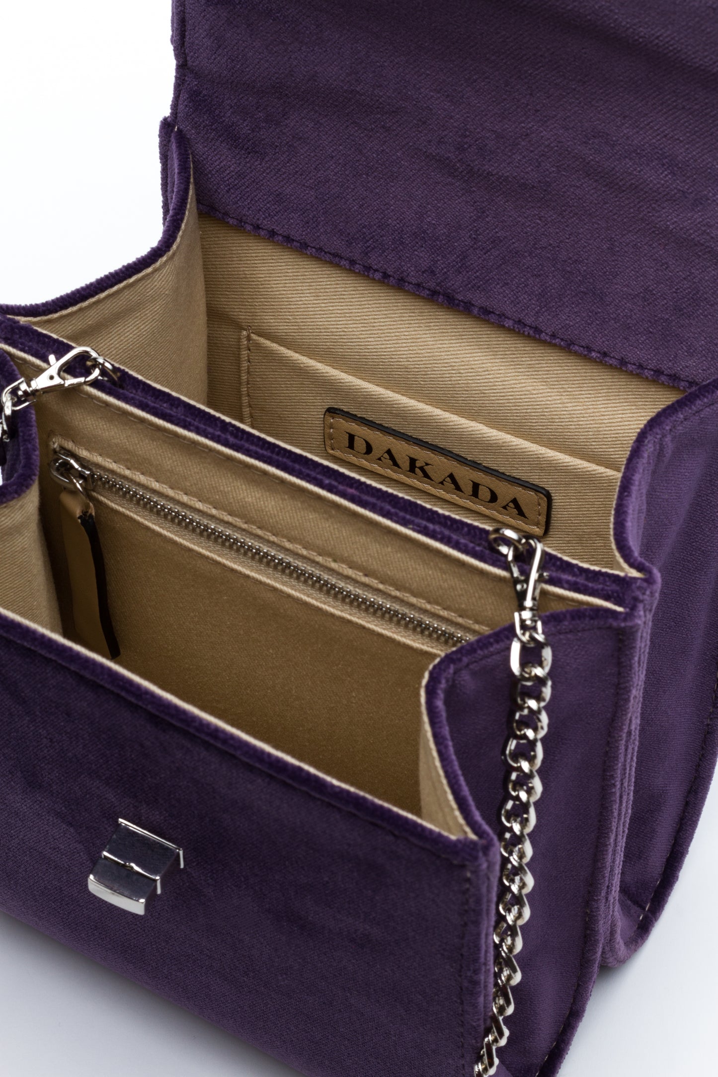 Cucci- Purple Velvet Bag
