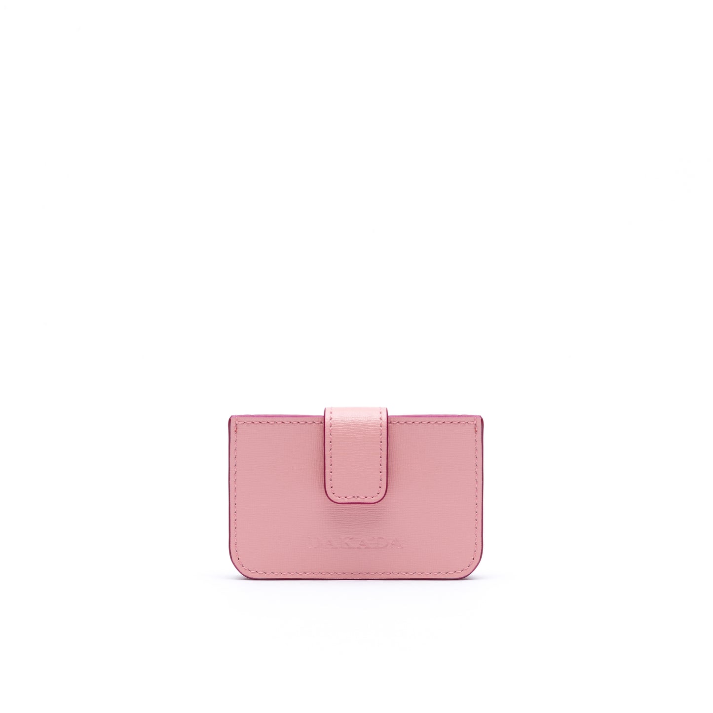 LA Card Holder- Pink Leather