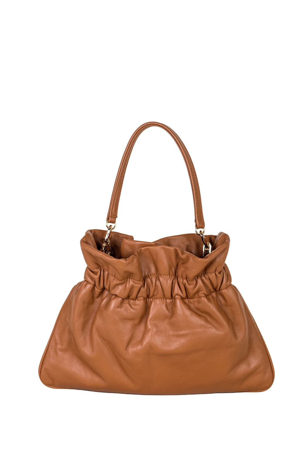 Parker- Camel Leather Bag