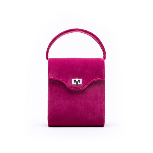 Cucci- Hot Pink Velvet Bag