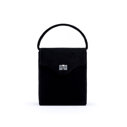 Cucci- Black Velvet Bag