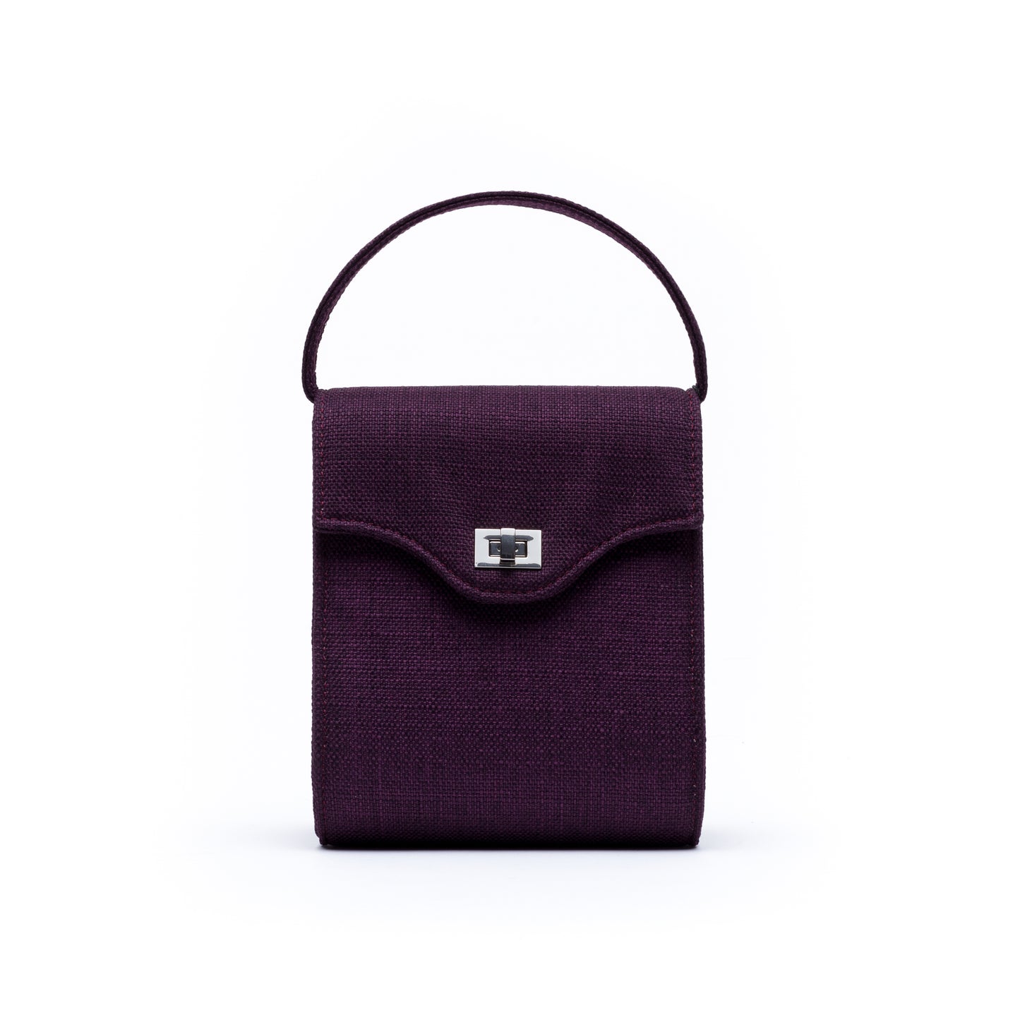 Cucci- Purple Woven Fabric Bag